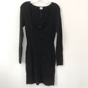 Abercrombie Black Sweater Dress NWOT XLT